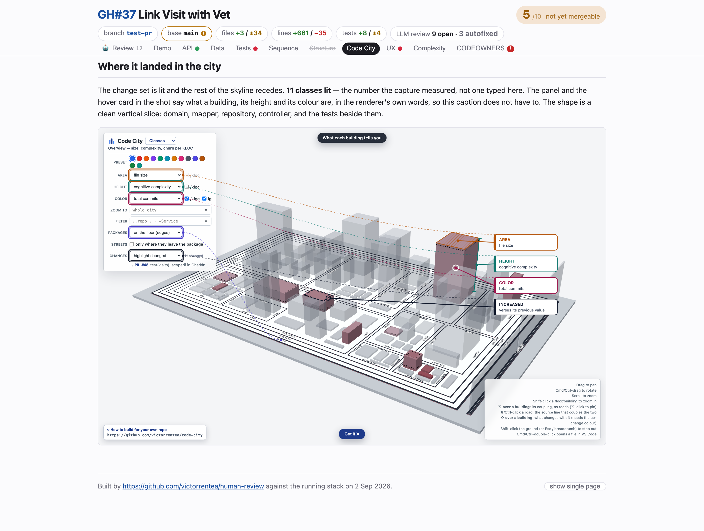 Code City tab, light theme